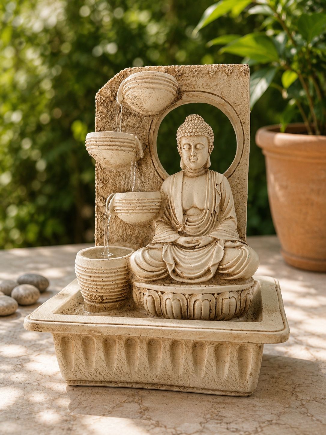 Fuente Buda Aura